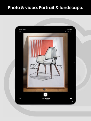 iPad: the camera